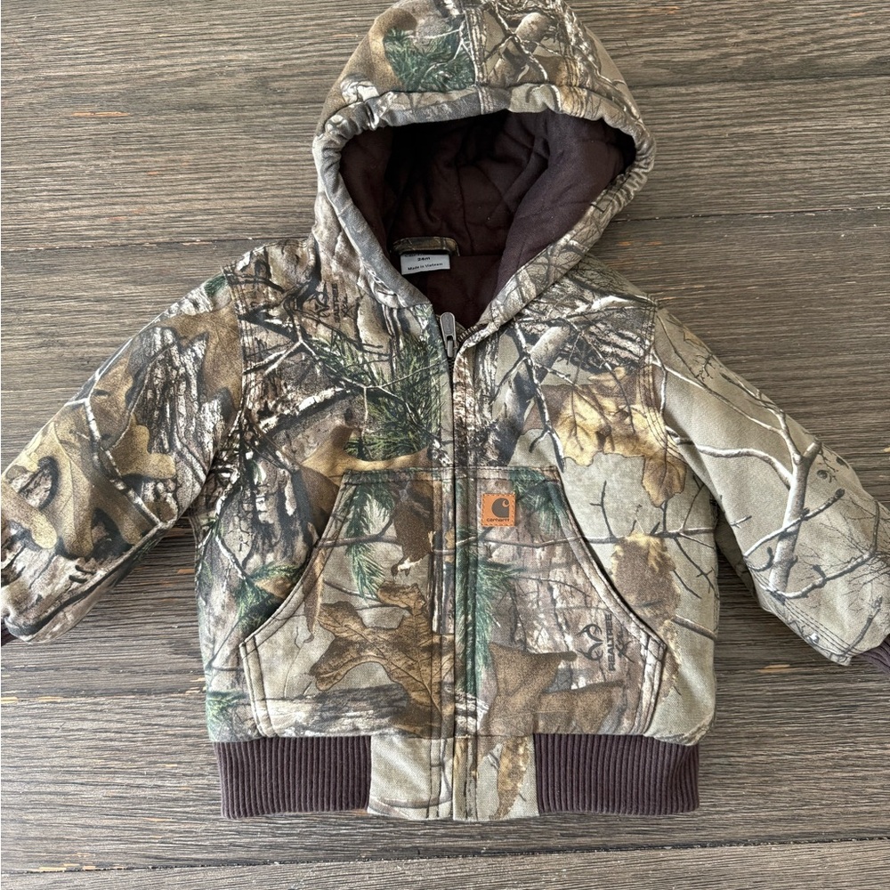 Carhartt Kids Camo Jacket with Hood